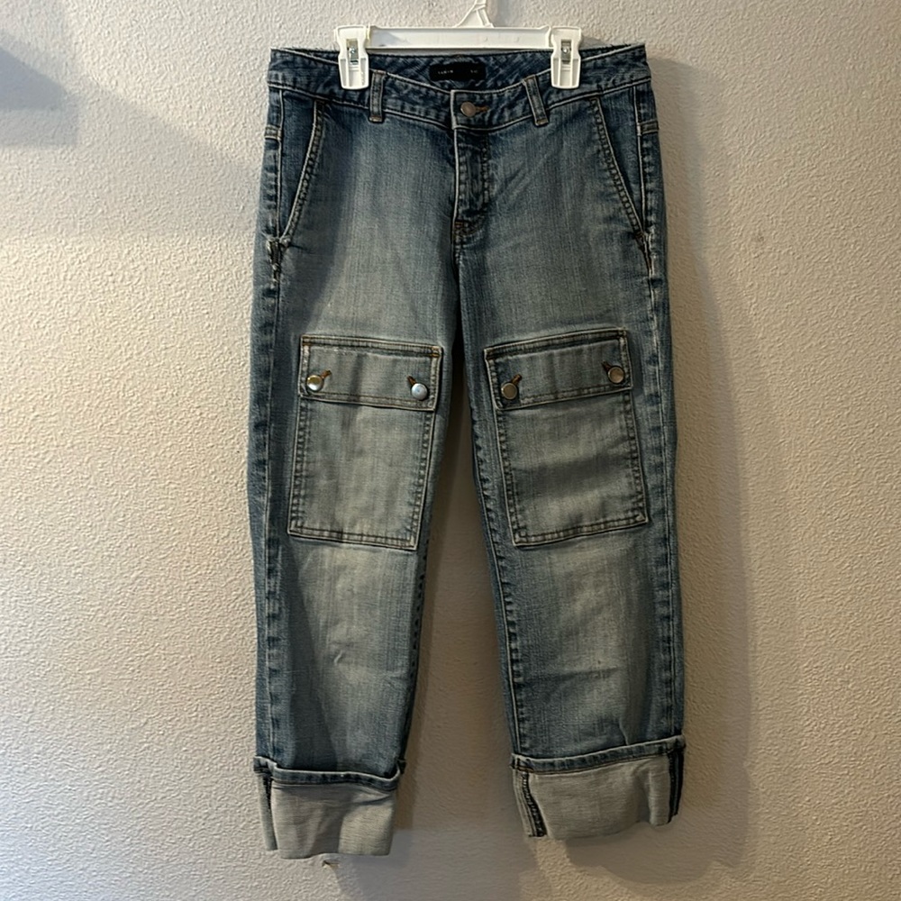 Banana Republic cuffed bottom jeans size 6